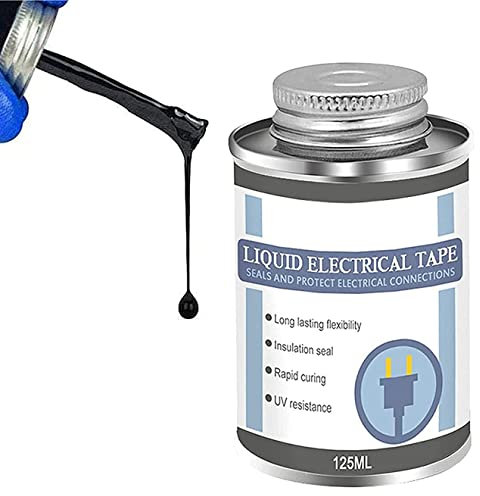 Siapodan Capa de goma aislante líquido 125ml, cinta eléctrica líquida impermeable, cinta eléctrica de aislamiento líquido - aislamiento de alta temperatura (1pcs)
