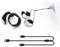 Labstandard Linea di ricarica USB, adatto per controller Ps5 Vr2 Gaming Cavo di ricarica cavo Stazione Supporto Gamepad Wireless Caricabatterie-Rack Dock Docking Station Controller