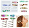 Voyyphixa Haarspangen Resin Silikonformen Epoxidharz Formen Silikon mit 8 Haarspangen Silikon Formen Epoxid Schmuck Gießharz Formen für Schmuckherstellung Anhänger Halskette (Hair Clips Mold)