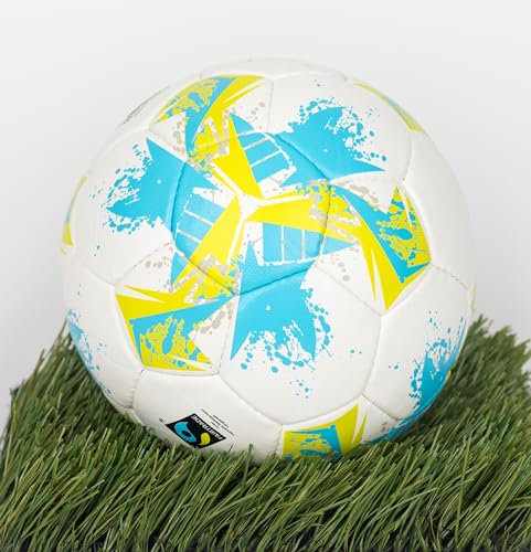Fairtrade Splash BALLDESIGNER Fußball Größe 5