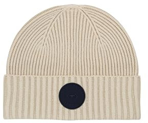 TOM TAILOR Herren 1043440 Beanie Strick-Mütze, 36454-Light Sand Twotone, Einheitsgröße