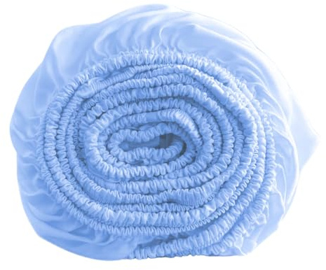 COZY HEAVEN | Luxus Lyocell Spannbettlaken (Tencel™) | Gewonnen aus Eukalyptus u.a. | Ultra Weich | Bis 30cm Höhe | Mit Seitenkennzeichnung | Atmungsaktiv | Ganzjährig geeignet (Ice Blue, 160x200)