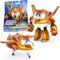 Super Wings Transforming Golden Boy, ca. 12.7 cm große verwandelbare Spiel-Figur, Spielzeug-Flugzeug und Roboterfigur für 3+ Jahre Alten Jungen Mädchen, Goldene, Gold