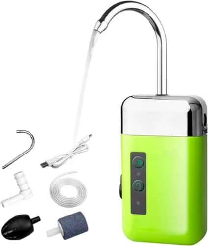 Robinet de pêche 3 en 1 et pompe à oxygène, robinet d'eau 3 en 1, aérateur trois en 1, arroseur 3 en 1, aérateur intelligent de pompage d'eau à induction (1 pièce)