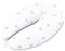Totsy Baby Seitenschläferkissen 190 cm Komfortkissen - Schlafkissen mit Bezug Seitenschläfer Kissen Body Pillow Seitenschlafkissen mit Reißverschluss Sonne
