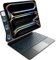 nimin Clavier pour iPad Pro 13 Pouces M4 2024 avec Design Magnétique Flottant, Pavé Tactile Multi-Touch, Rétroéclairage à 7 Couleurs, Magic Keyboard, AZERTY,Noir