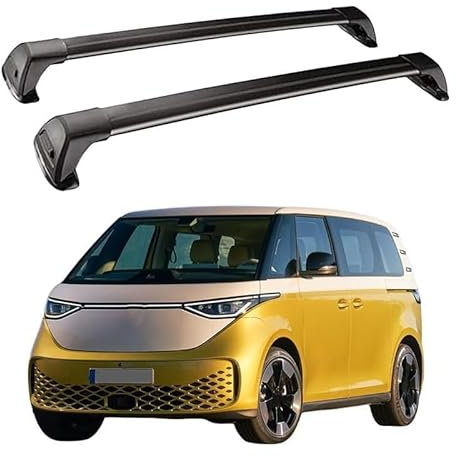 BEROZA Dachträger, für I-D. Buzz 2022 2023 Dachträger Gepackträger Relingträger Dachreling Dachgepäckträger Auto Zubehör