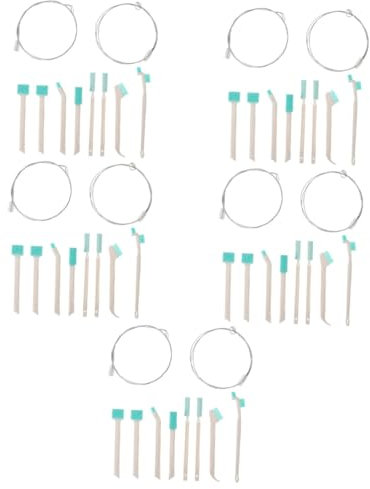 TOPBATHY 5sets Ice Maker Cleaning Brush Set Ice Maker Gap Brush Cleaner for Cleaning Machine Gaps and Surfaces