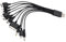 rongweiwang Cable USB Universal 10 en 1 fácil de Compatible con múltiples Dispositivos Cable de Carga Universal Cable Cargador de teléfono USB