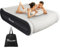 YITAHOME Luxus King Size Luftbett mit integriertem Kissen & eingebauter elektrischer Pumpe, aufblasbare Matratze, schnelles Selbstaufpumpen/Ablassen der Luft, Luftbett für Gäste, Camping, King Size