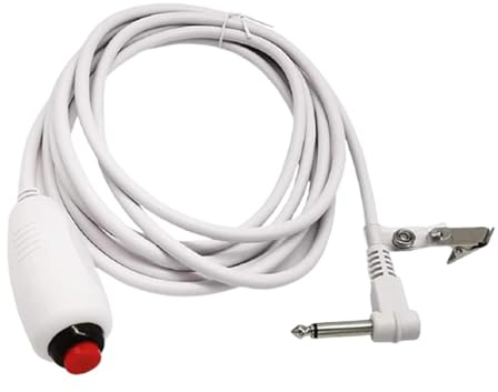 Nurse Call Cord - Nurse Call Button Cable | Replacement Pushh Button Cord Cable | 6.35mm Phone Plug Cable With Clip | 9.8ft Nurse Call Button Cord Pushh Button | Nurse Call Bell Cord For Nurse Station
