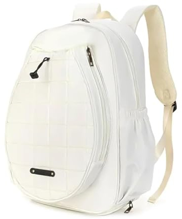 Generisch Badminton Backpack, Portable Sports Racquet Bag, Large-Capacity Tennis Racket Case 12.2x5.12x18.11 inches, Fashionable Head Tennis Bag, for Kids, Women, Men