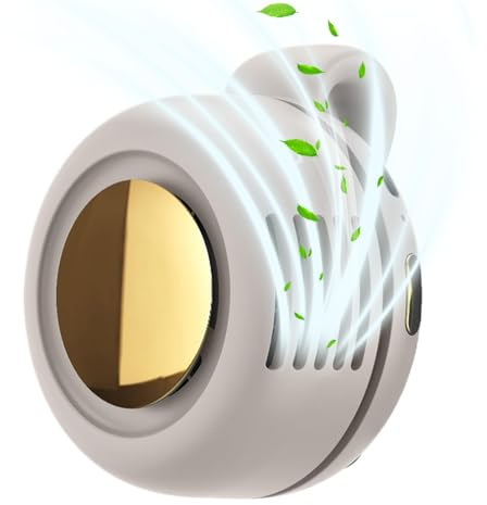 Luckxing Clip-Ventilator - Luftkühler Mit USB-Aufladung - Tragbarer Kabelloser Lamellenloser Ventilator Für Camping Schlafzimmer Zelt Fitnessbereich