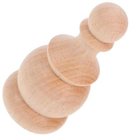 ULTECHNOVO Legno Grezzo Pinnacoli Per Montanti Letto e Scale Ornamenti in Legno Per Mobili e Decorazioni Fai Da Te