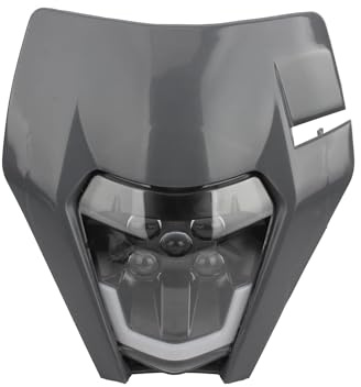 TOPOLVLCKC Für K&TM Für EXC 300 XC XCF XCW 150 250 350 450 Spezielle Motorradscheinwerfer Wasserdicht Stoßfest Und Langlebig Motorrad Frontscheinwerfer(Gray)