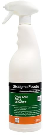 Sixsigma Foods Oven & Grill Cleaner Powerful Grease Remover (Case of 6) | Powerful Oven & Grill Cleaner Quickly Removes Grease & Stubborn Residue For Effective Cleaning In Kitchens & Commercial Areas