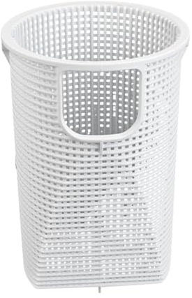 Homeponnew Cesta de bomba de piscina de repuesto resistente para bombas Super II y SPX3000M, modelo B-207, 9 x 5 pulgadas, filtro de desechos de plástico blanco