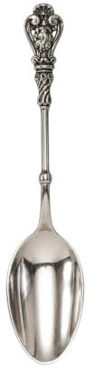 Cuillère de Baptême en Argent 925, Souvenir Bébé Orné, 11 cm