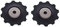 SHIMANO 2095210500 Spann- Und Leitrolle, schwarz, 10 x 10 x 10 cm