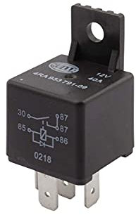 HELLA Relais, courant de travail - 12V - 5pôle - Relais à courant de travail - avec support/avec diode de suppression - 4RA 933 791-091