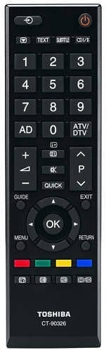 Toshiba CT-90326 LCD TV Remote Control 37AV615DB by Toshiba