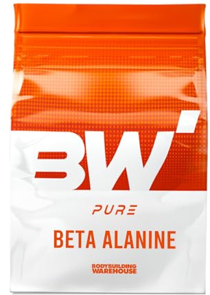 Bodybuilding Warehouse, Pure Beta–Alanine Powder, Amino Acid Supplement (Unflavoured, 500g)