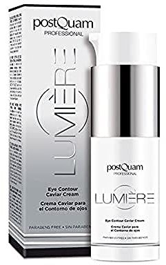 Postquam - Caviar Augenpflege - Hydratation, Strahlkraft und Reduktion von Augenringen und Falten - Augenpflege mit Hyaluronsäure und Kaviarextrakt - 20 Milliliter