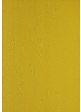 Clairefontaine 2770C Deckblätter - Rückwände, Karton mit Lederstruktur, DIN A4, 240 g/m², 100 Stück, sonnenblumengelb