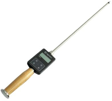 AGRETO HFM II Heufeuchtemesser, Strohfeuchtemesser, Sondenlänge 50 cm, professionelles Messgerät, Feuchtigkeitsmessgerät, extrem robust, Kontrolle von Heu und Stroh, 5 Jahre Herstellergarantie