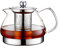 TOYO HOFU Théière résistante à la chaleur en verre clair avec infuseur, pot de presse à induction pour bouilloire de cuisine, 800ml