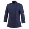 EGOCHEF Damen Kochjacke blau Navy Slim FIT Druckknöpfe (XL=46/48)