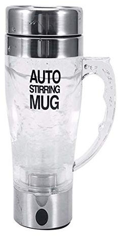 Mengshen Self Stirring Mug/Cafe Tazas - Multipurpose Shaker Mixer Auto Stir CoffeeTea Cup Portable Electric, A034