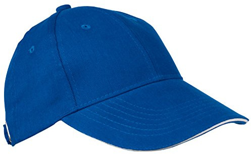 Baumwoll-Basecap 6 Panel heavy-brushed Cotton / Farbe: blau