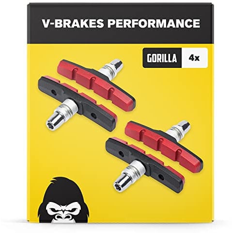 V-Brake Fahrrad Bremsbeläge 2 Paar 70mm Symmetrisch I Für Shimano UVM. I Hohe Bremsleistung I Langlebig & Passgenau I Bremsklötze