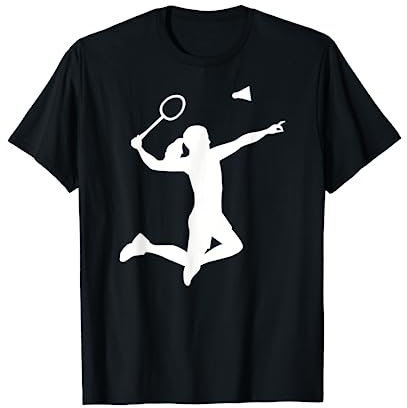 Badminton Frau T-Shirt