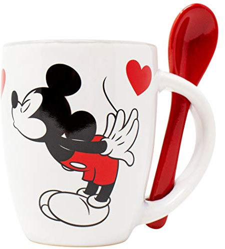 Tazza da caffè Disney con Topolino e Minnie, 113,4 g