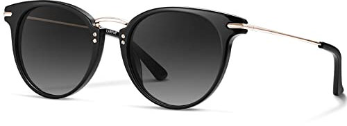 CARFIA Mode Polarisierte Damen Sonnenbrille UV400 Schutz Katzenaugen Markebrille Acetatrahmen Kategorie.3 CA5012