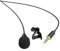 ANCLLO Lavalier Lapel Clip-on Omnidirezionale Microfono a Condensatore per Smartphone Fotocamera Live-Steam Podcast Intervista