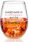 Patelai Chance Made Us Colleagues Glass 17Oz Stemless Wine Glass Coworker Friend BFF Present for Coworkers Going Away Employees Leaving Retirement Birthday Christmas