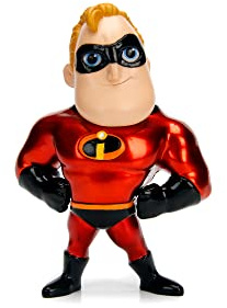 Jada The Increíbles - Metal Mr. Unglaubliche Figur, 10 cm, Disney, Sammlerstück