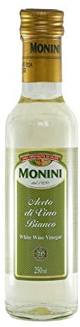 Monini Aceto di vino Bianco 250 ml X 6 bottiglie
