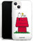 Silikon Hülle kompatibel mit Apple iPhone 13 Case transparent Handyhülle Snoopy Offizielles Lizenzprodukt Peanuts