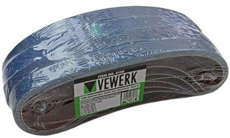 VEWERK 25pk 20 x 520mm Zirconium Oxide Sanding Belts Air Belt Sander 2150
