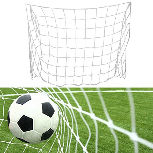 Wakects 1,2 x 0,8 m langes Fußballtornetz, langlebiges Polypropylen-Faser, Ersatz-Fußballnetz, Fußballnetz, Fußballtrainingsnetz