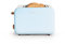 CREATE/TOAST RETRO/Toaster Pastellblau / 6 Leistungsstufen, Krümelschublade, Thermostat, Auftauen, Aufwärmen, 2 breite Scheibenschlitze, 850W