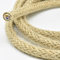 5m natürliche Jute Kabel EF 3x0,75mm² H03VV-F 3G Vintage Stromkabel Textilkabel Lampenkabel umflochten