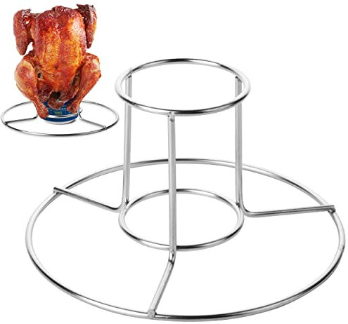 UNCO - Bierdosen-Hühnerhalter, Edelstahl, Beer Butt Chicken Stand, Beer Can Chicken Stand, Beer Can Chicken Holder for Grill, Beer Chicken Stand for Grill, Chicken Stand for Smoker