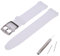 MCXGL Silikon Ersatzarmband Ultra-Thin Damenuhrband Kompatibel mit Swatch Skin Serie Uhrenarmband (16mm) (Transparent)