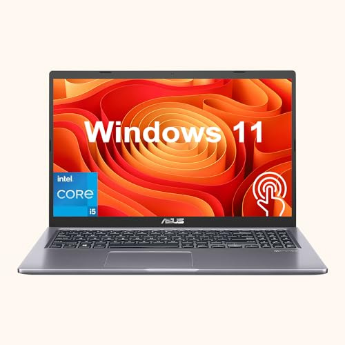 ASUS Vivobook - Computer portatile da 15,6, touchscreen FHD, Intel Core i5-1135G7, 20 GB di RAM, SSD PCIe da 512 GB, webcam, Type-C, HDMI, Wi-Fi, Windows 11 Home, grigio