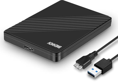 BNEHHOV Disque Dur Externe 500Go USB 3.0 HDD Plug and Play Portable Disques durs Externes Ultra Fin Stockage HDD pour Mac/PC/Ordinateur